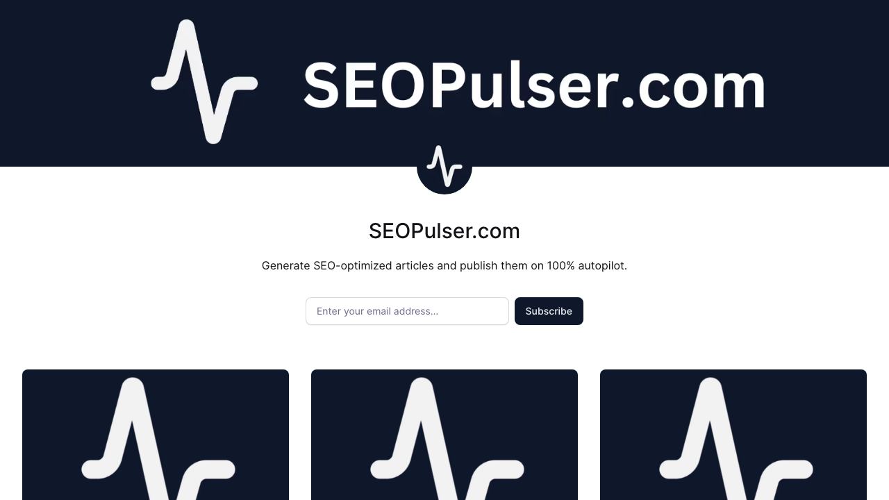 SEOPulser website screenshot