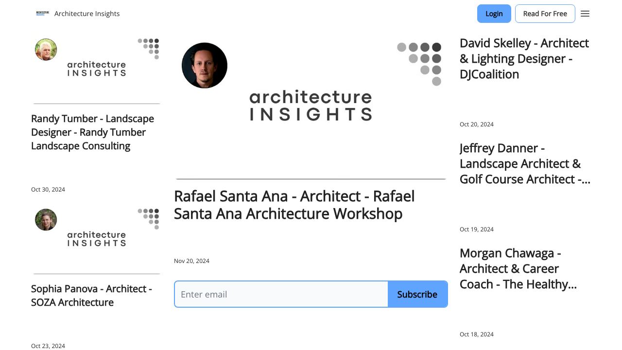 Architecture Insights 网站截图