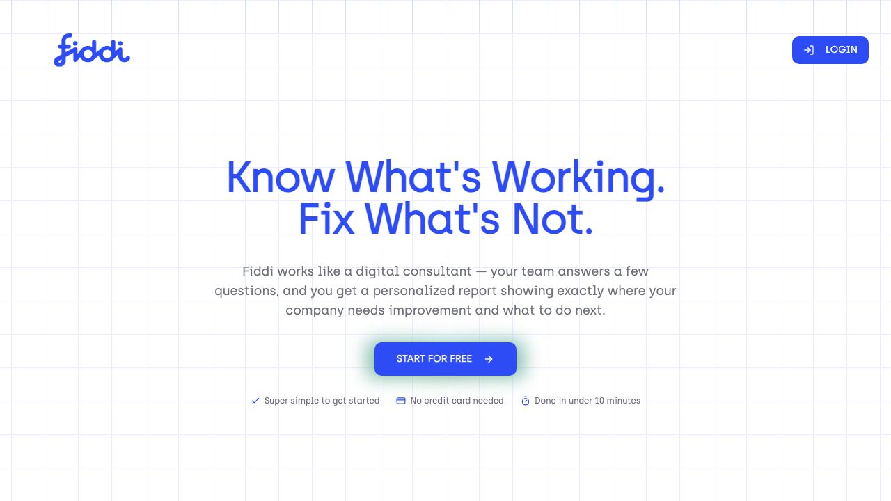 Fiddi website screenshot