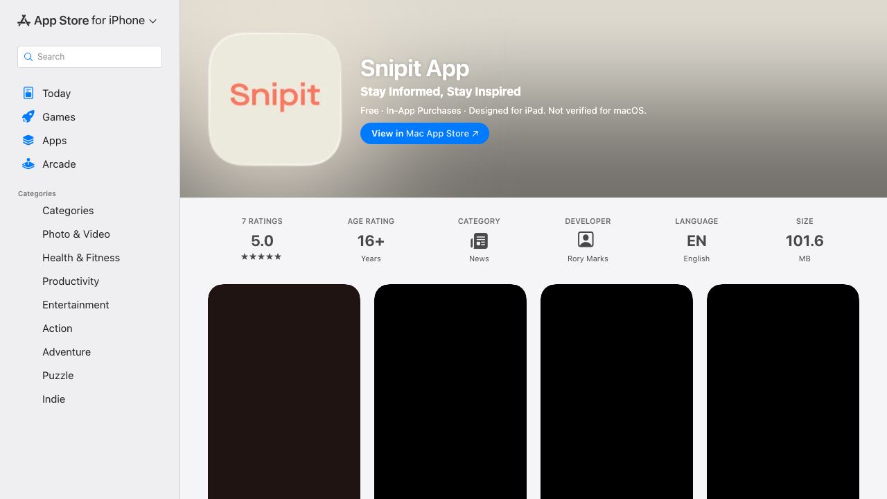 SNIPIT DIGITAL website screenshot