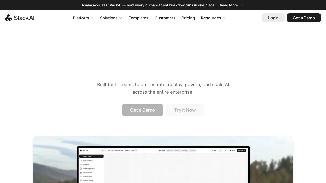stack-ai.com website screenshot