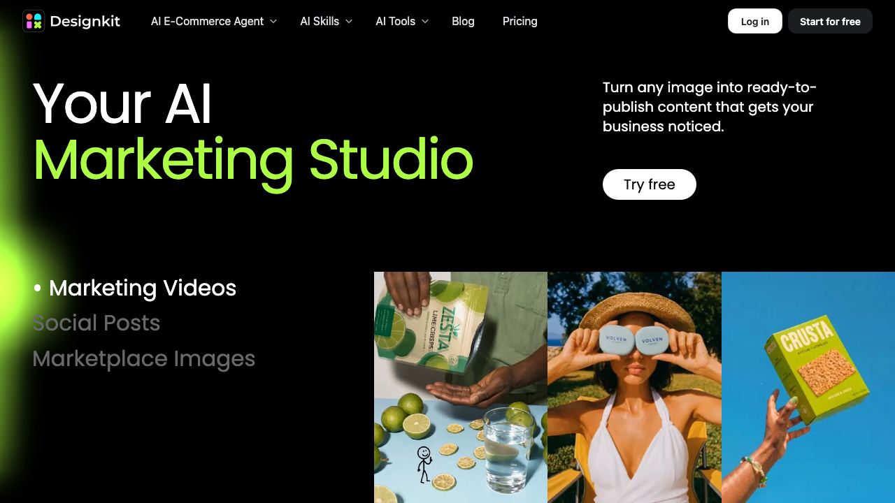 Designkit website screenshot