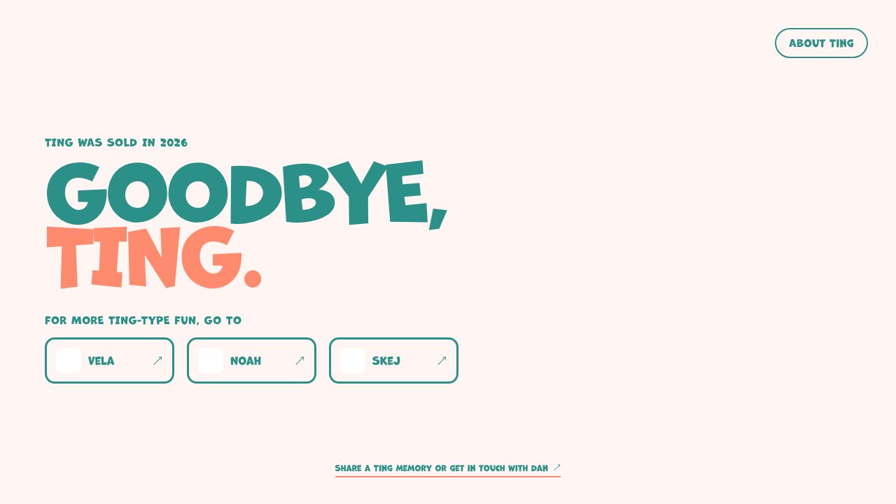 Meet-Ting website screenshot