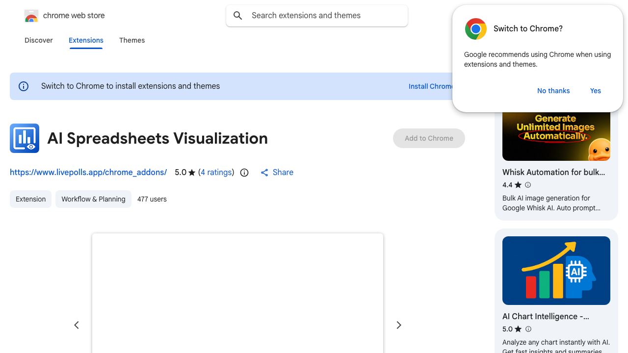 GPT Spreadsheets Visualization 网站截图