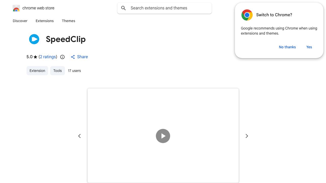 SpeedClip 网站截图
