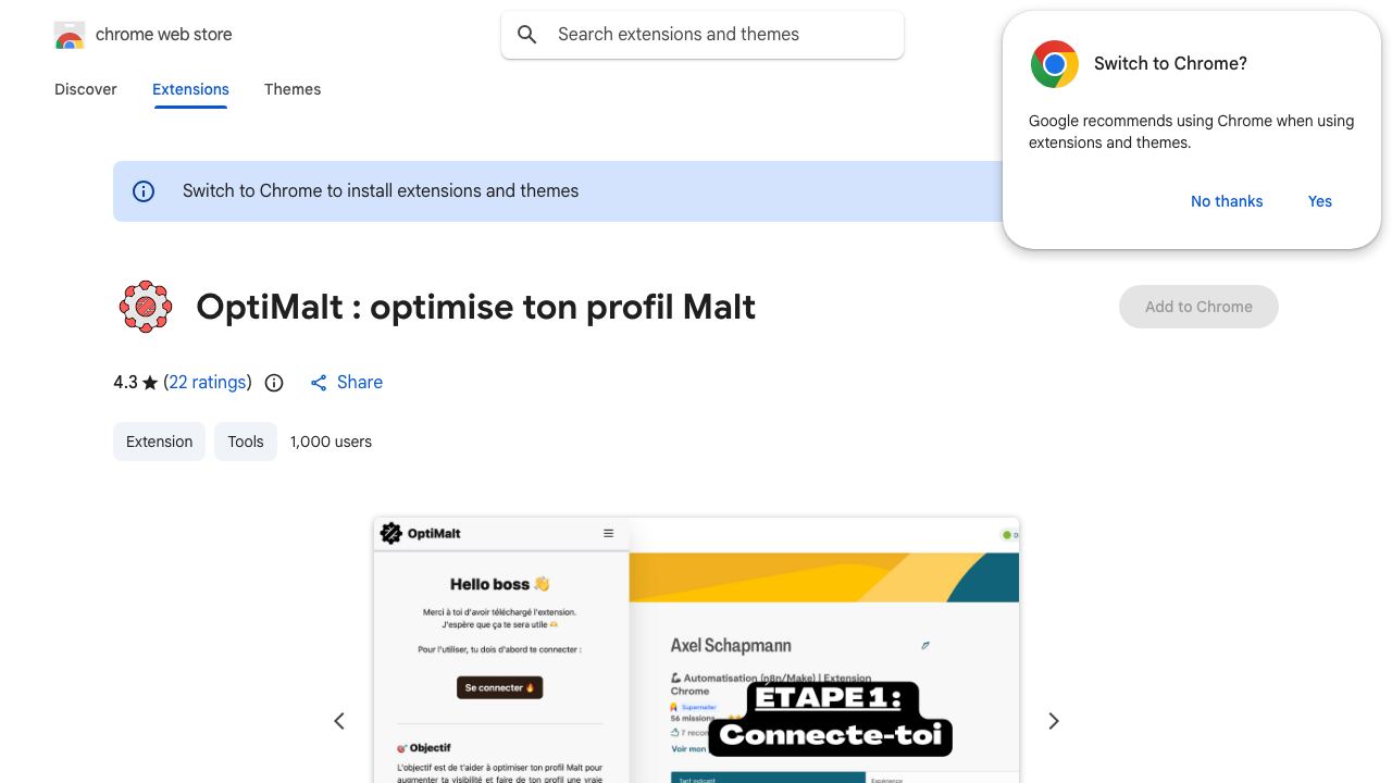 Review Malt website screenshot