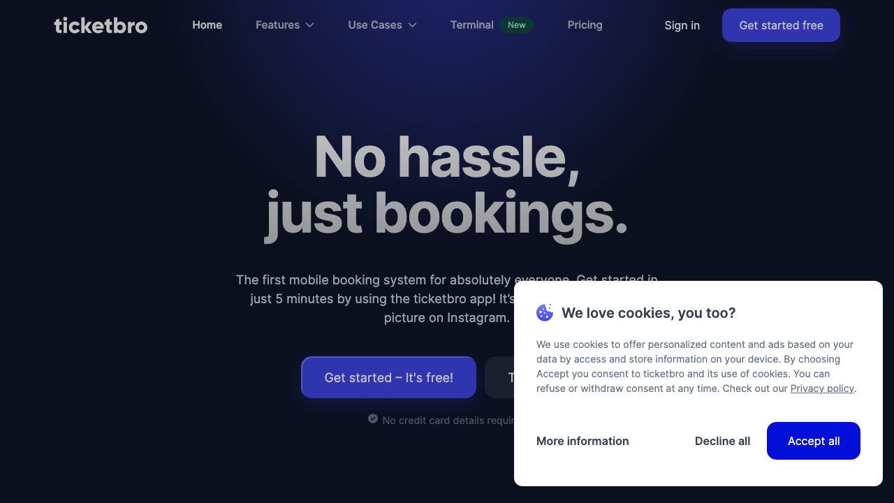 ticketbro website screenshot