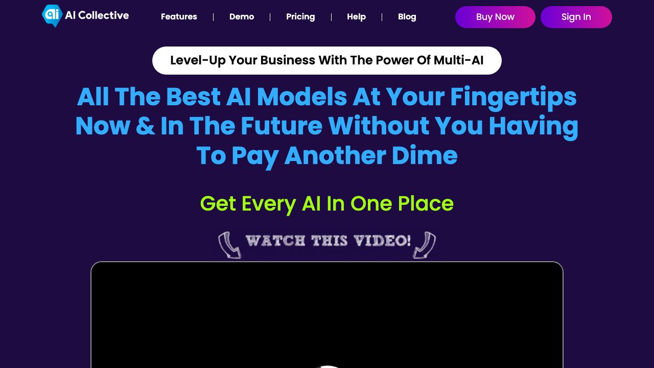 AI Collective 网站截图