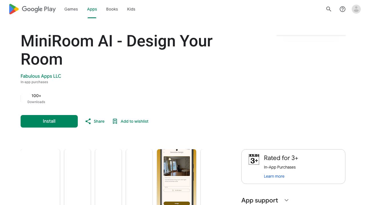 MiniRoom AI - Design Your Room 网站截图