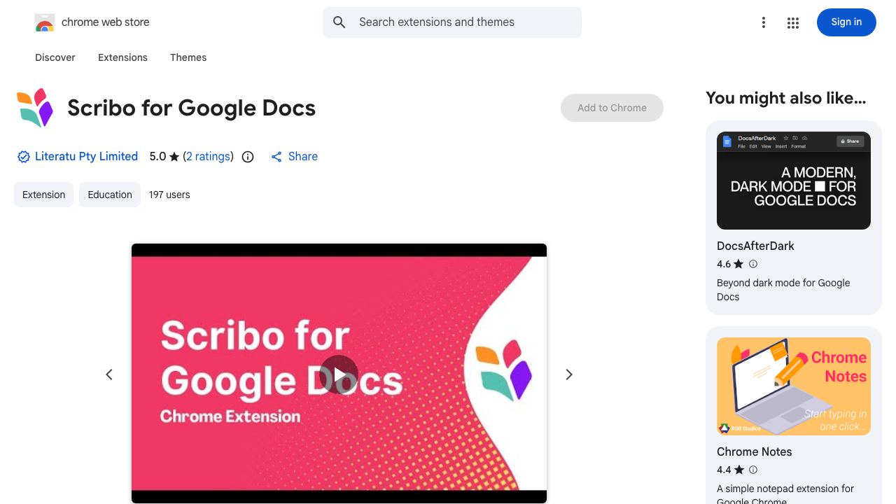 Scribo Pronto 网站截图