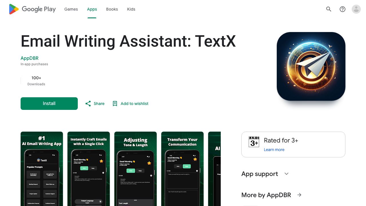 TextX AI 网站截图