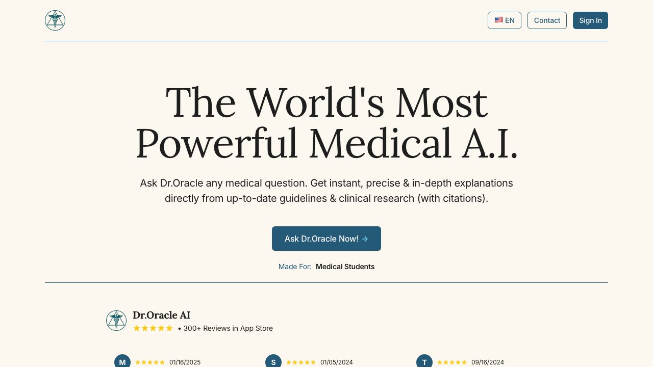 Dr.Oracle 网站截图