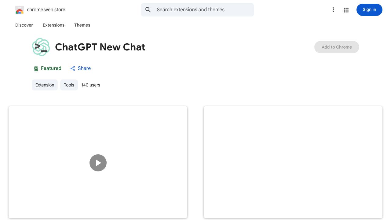 ChatGPT New Chat 网站截图