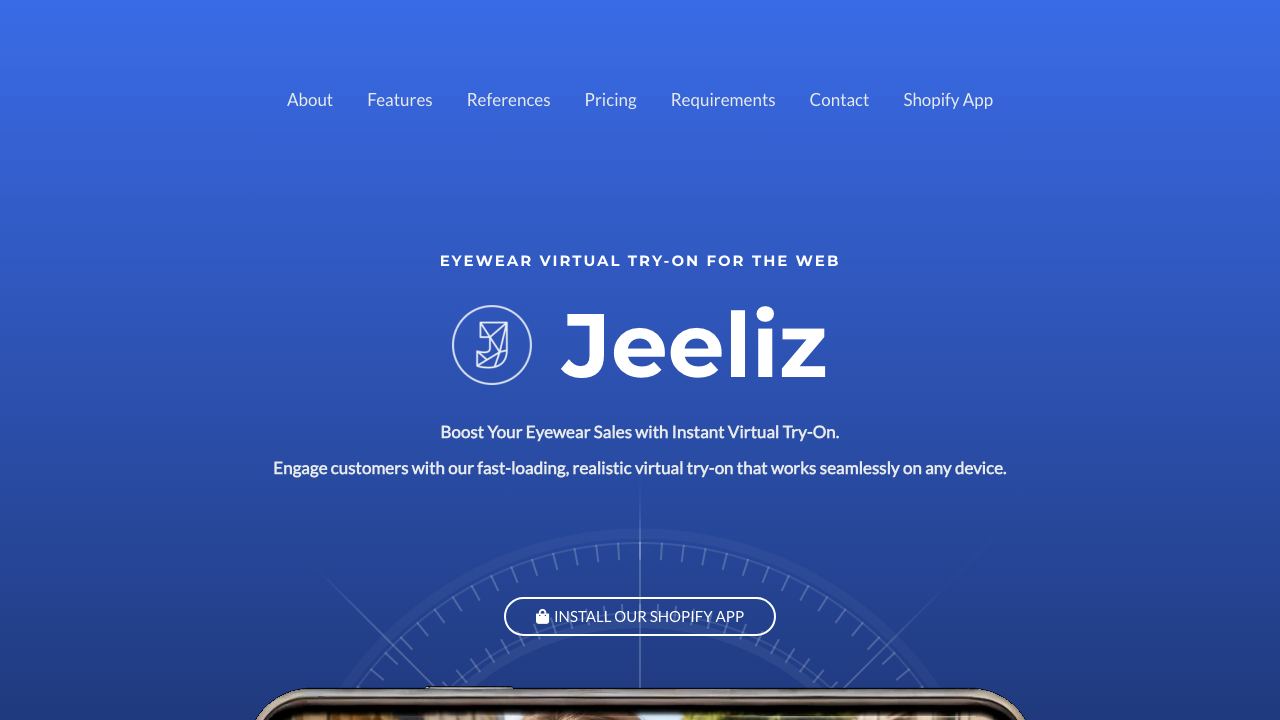 jeeliz.com 网站截图