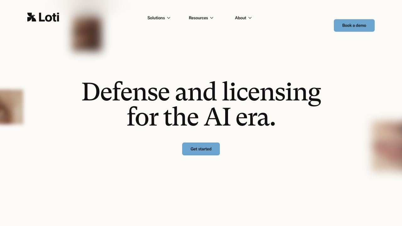 Loti website screenshot