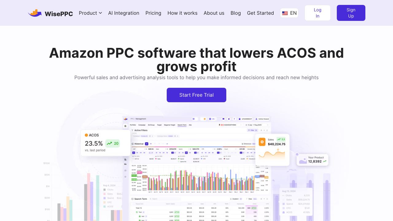 WisePPC website screenshot