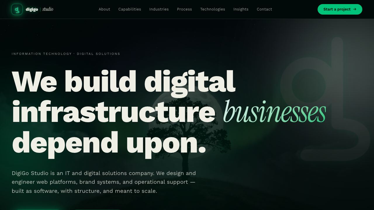 DigiGo Studio 网站截图