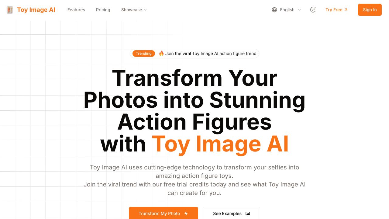 ToyImageAI 网站截图