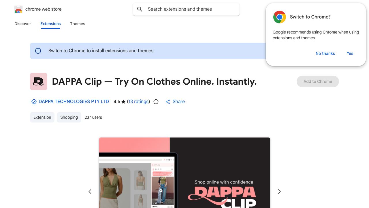Dappa-Clip website screenshot