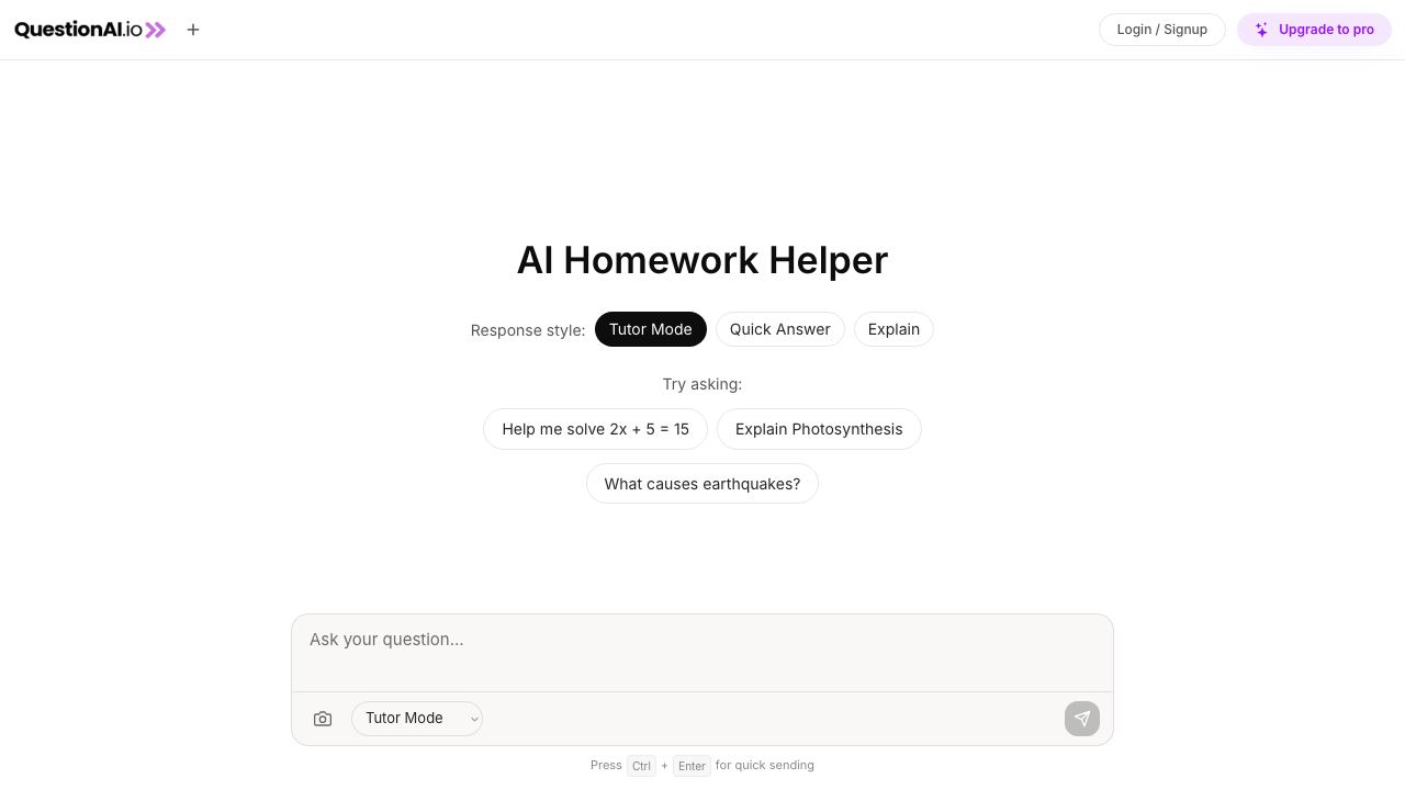 QuestionAi.io 网站截图