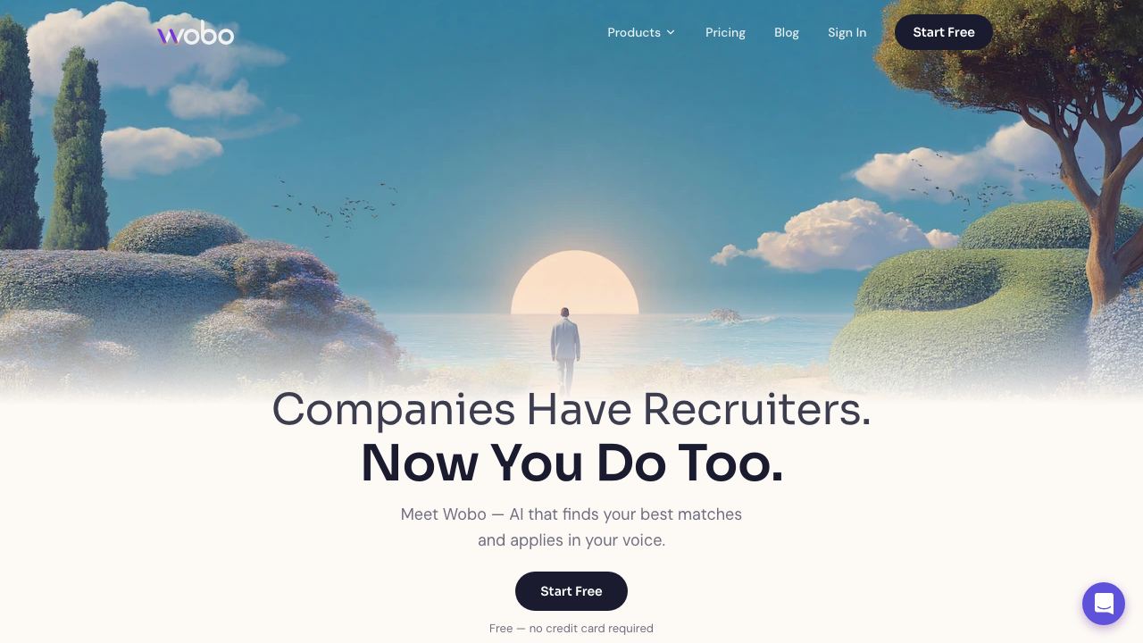 Wobo.ai 网站截图