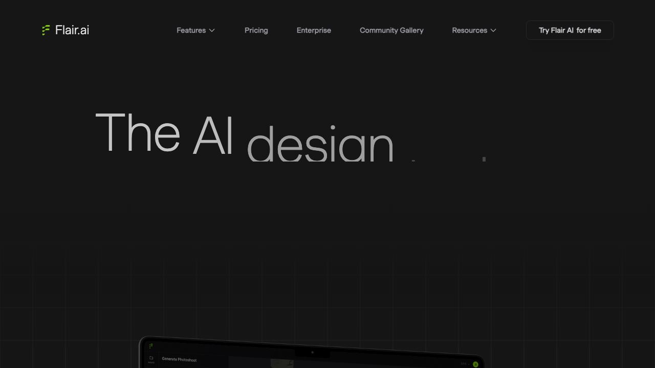 Flair AI 网站截图