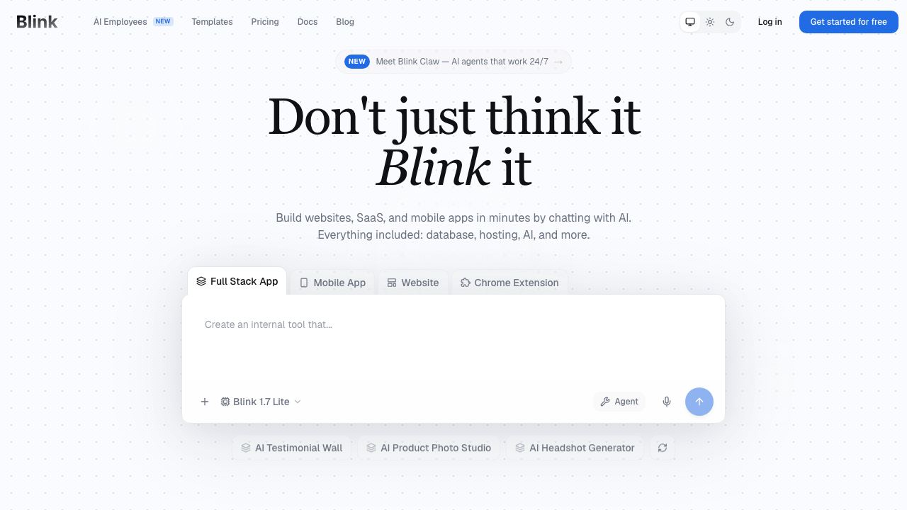 Blink 网站截图