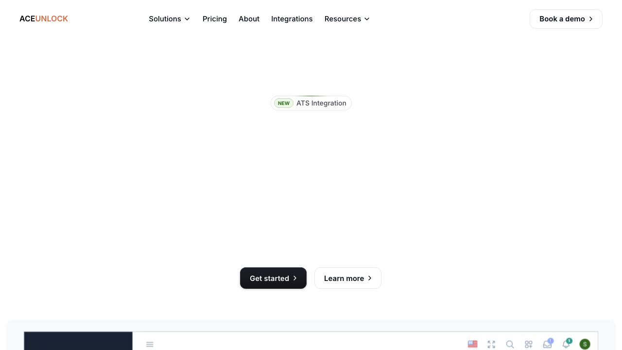 AceUnlock AI 网站截图