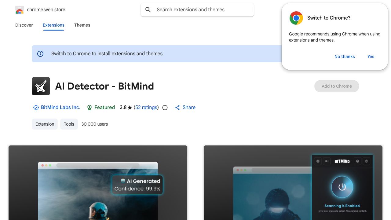 BitMind 网站截图