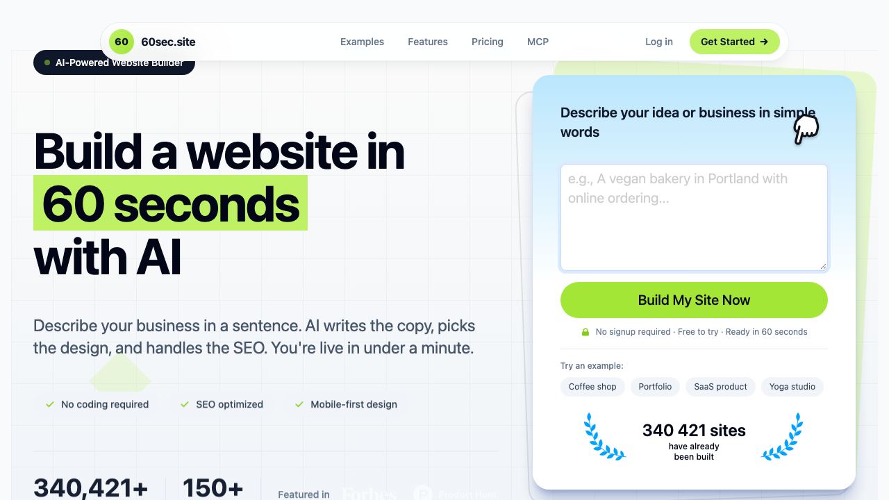 60sec.site 网站截图