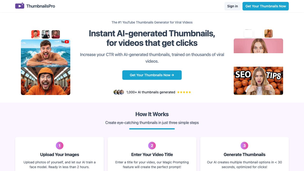 ThumbnailsPro 网站截图
