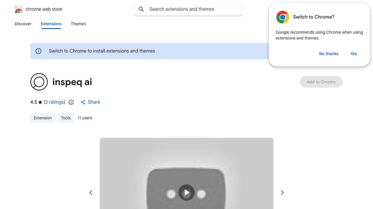 inspeq ai 网站截图