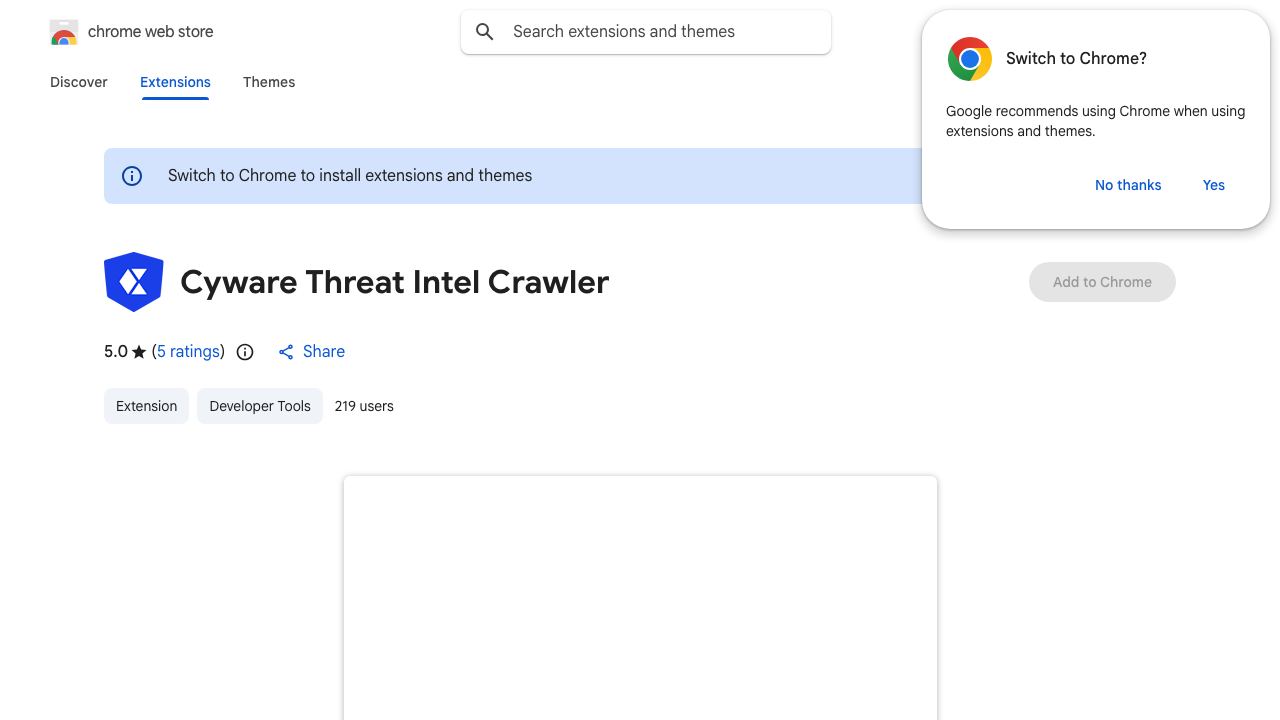 Cyware Threat Intel Crawler 网站截图