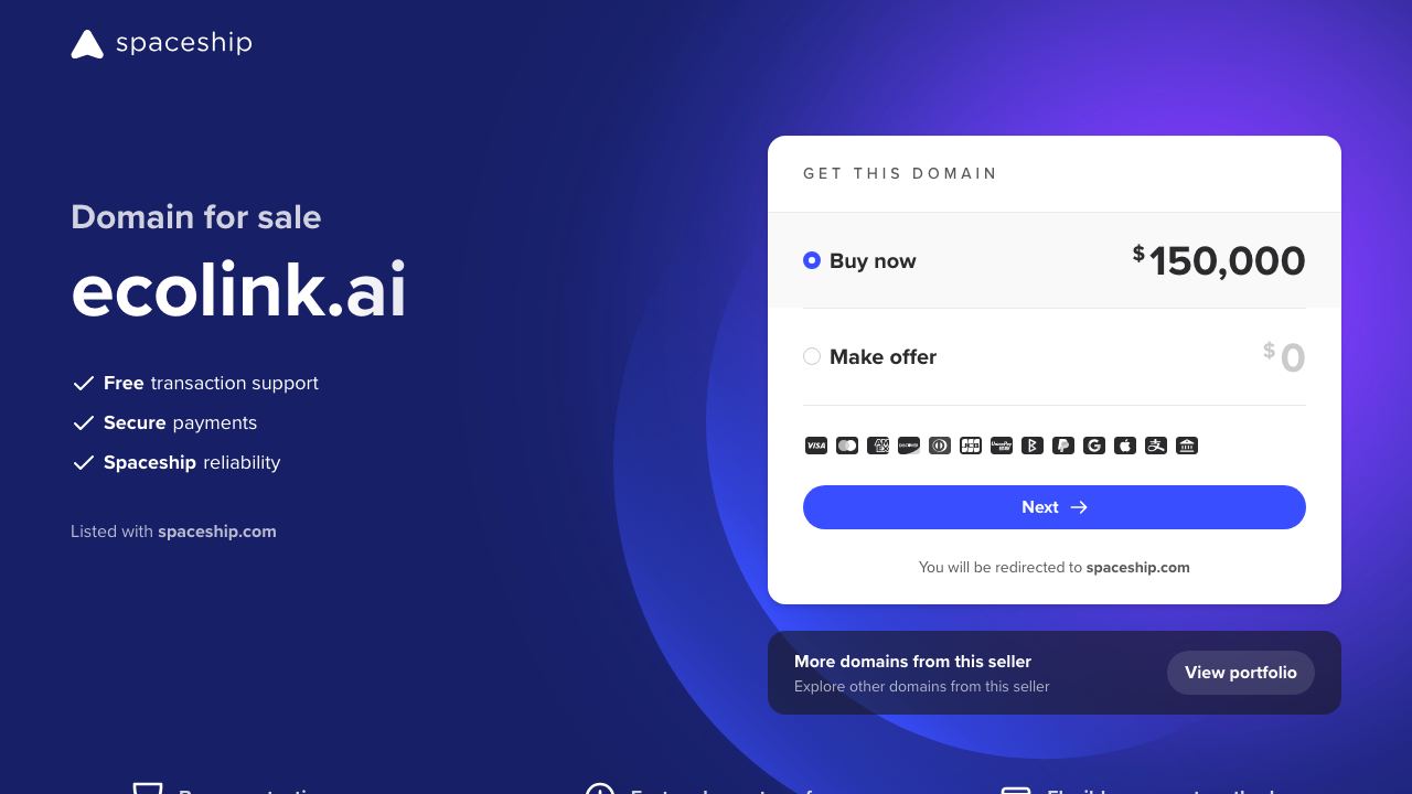 EcoLink 网站截图