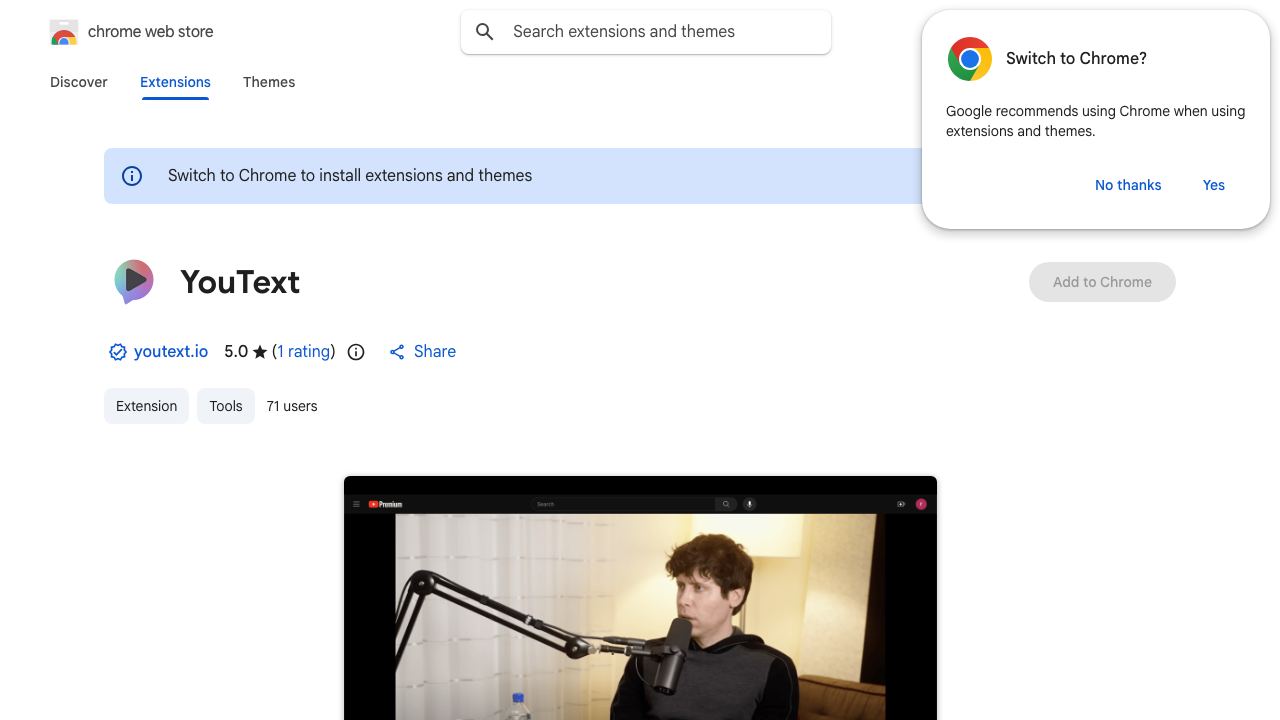YouText 网站截图