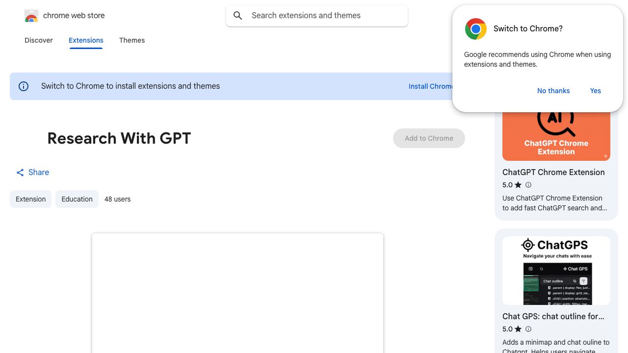 Research With GPT 网站截图