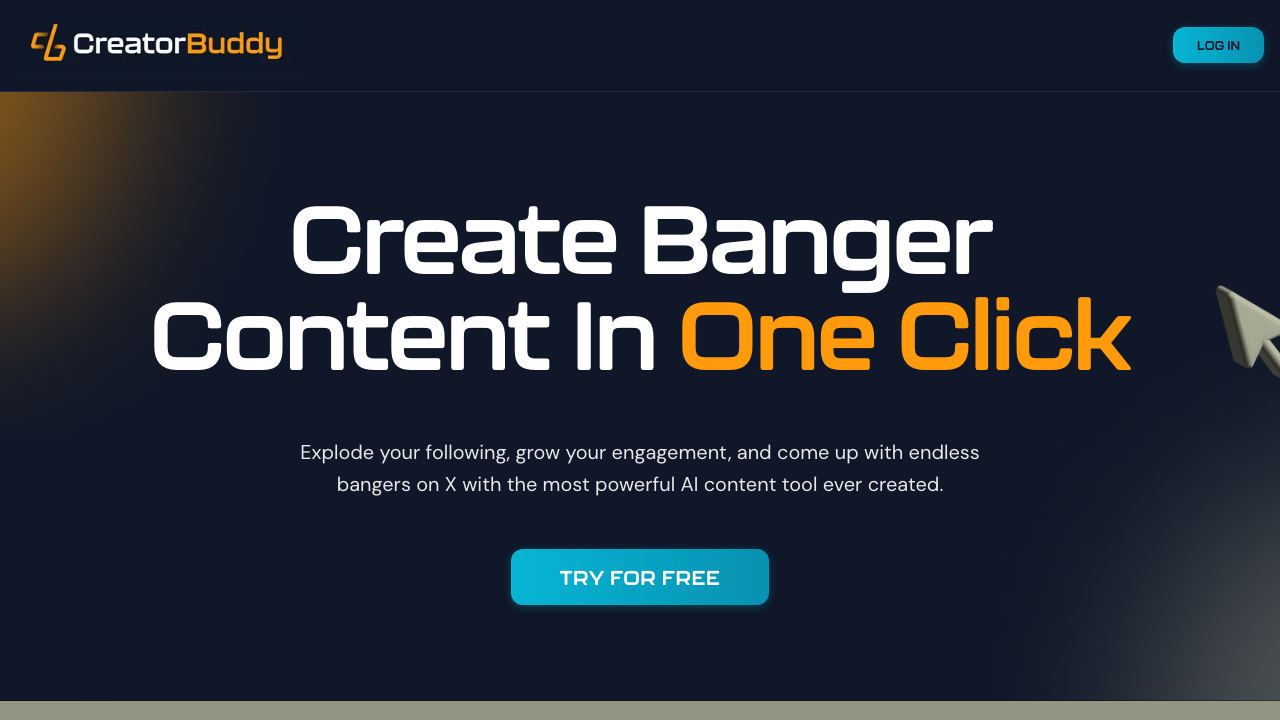 CreatorBuddy 网站截图