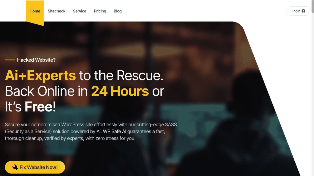 WP Safe AI 网站截图