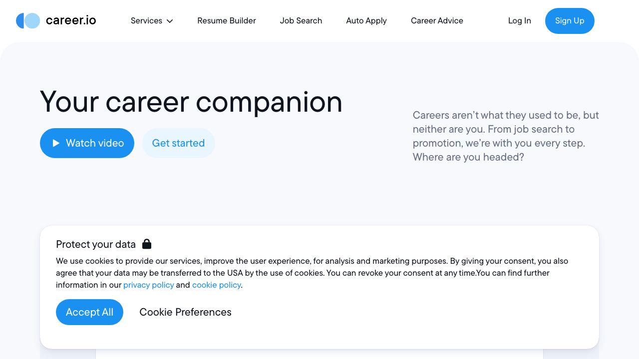 Career.io 网站截图