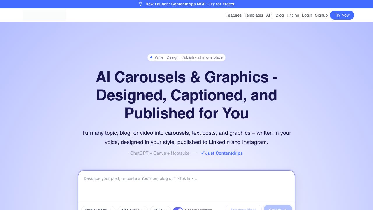 Contentdrips 网站截图