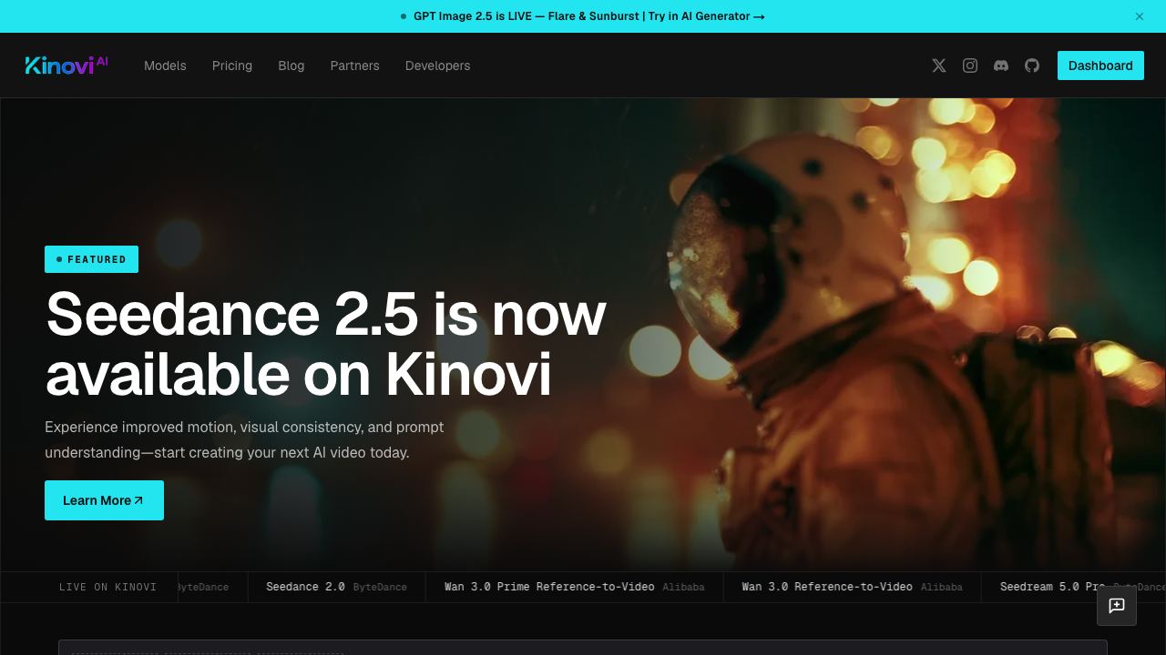 Kinovi 网站截图