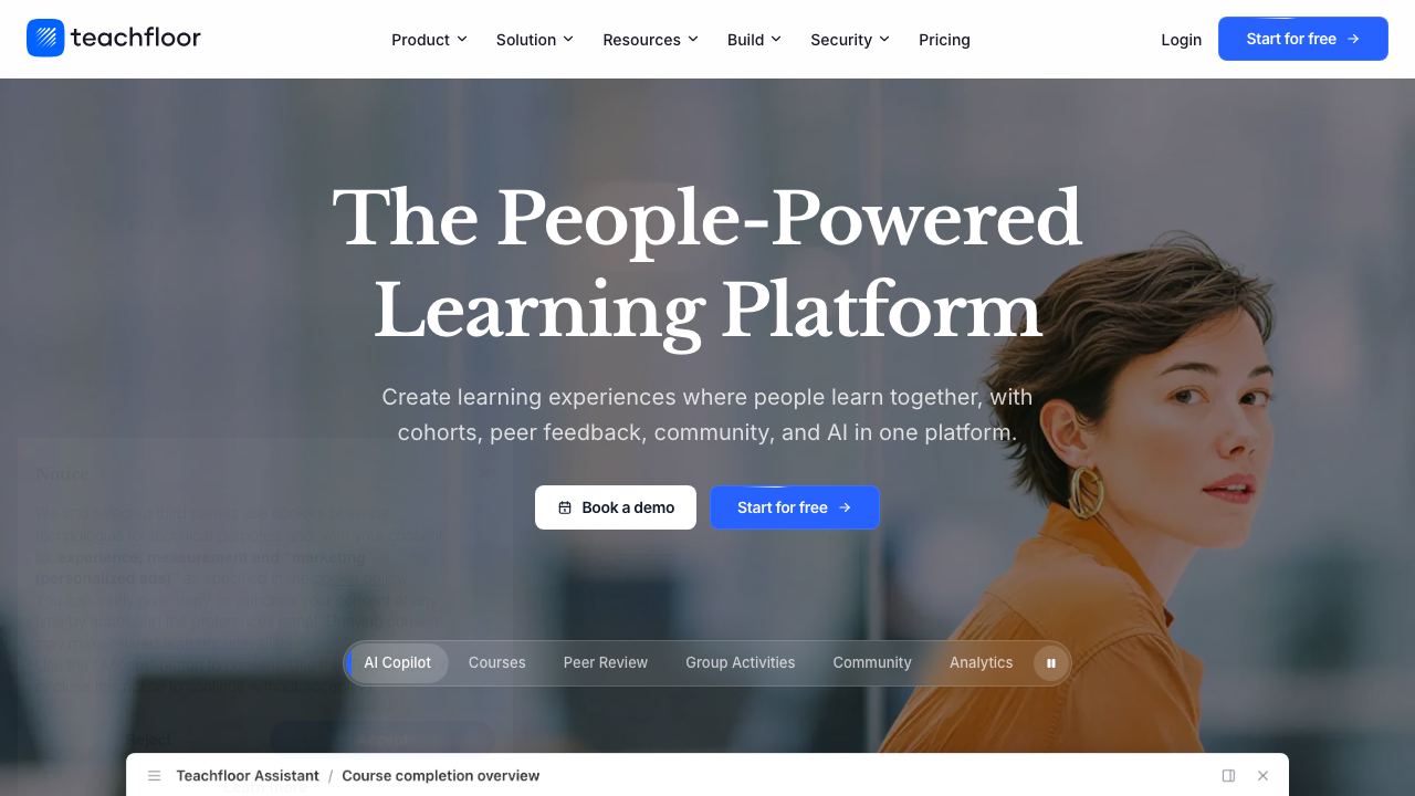 Teachfloor 网站截图