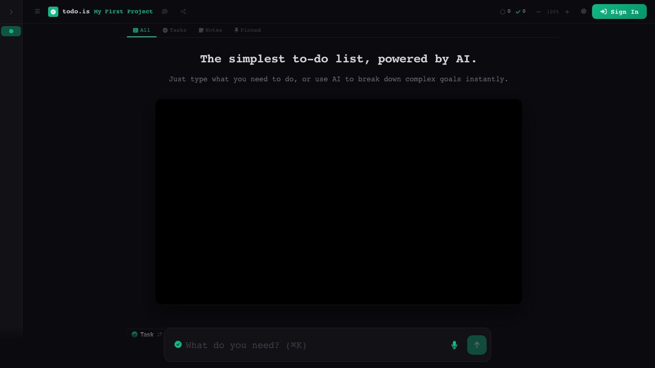 Todo.is 网站截图
