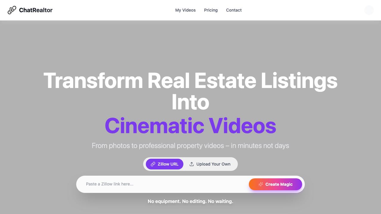 ChatRealtor 网站截图