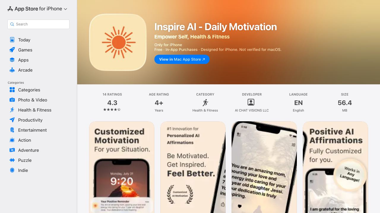 Inspire AI 网站截图