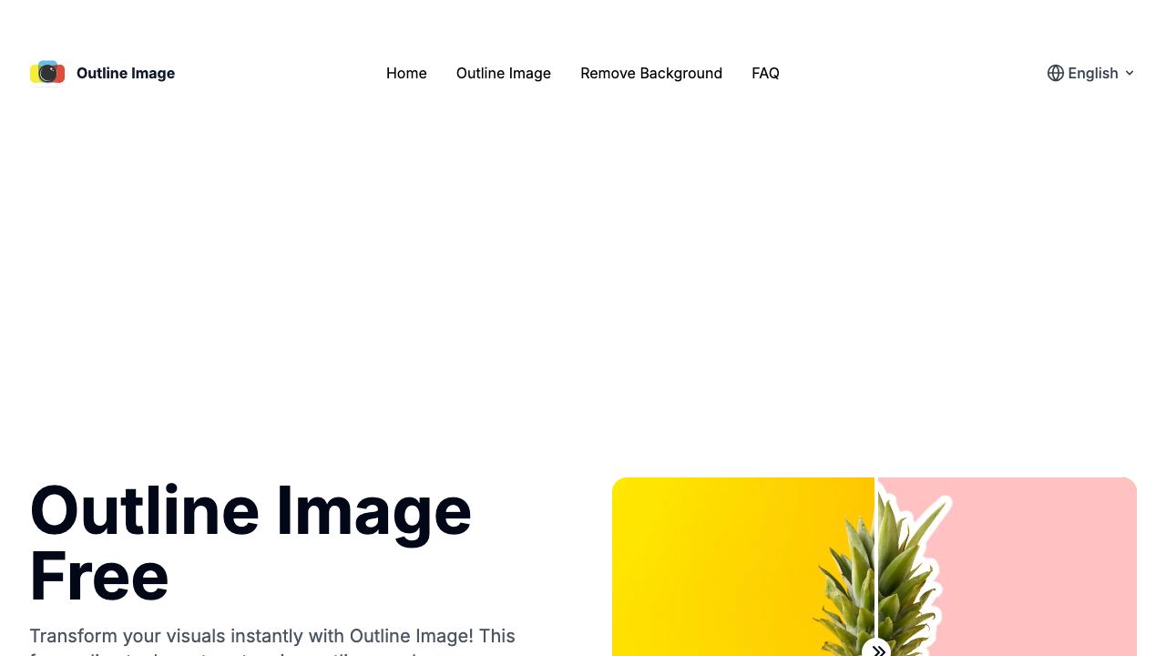Free Outline Image Generator 网站截图