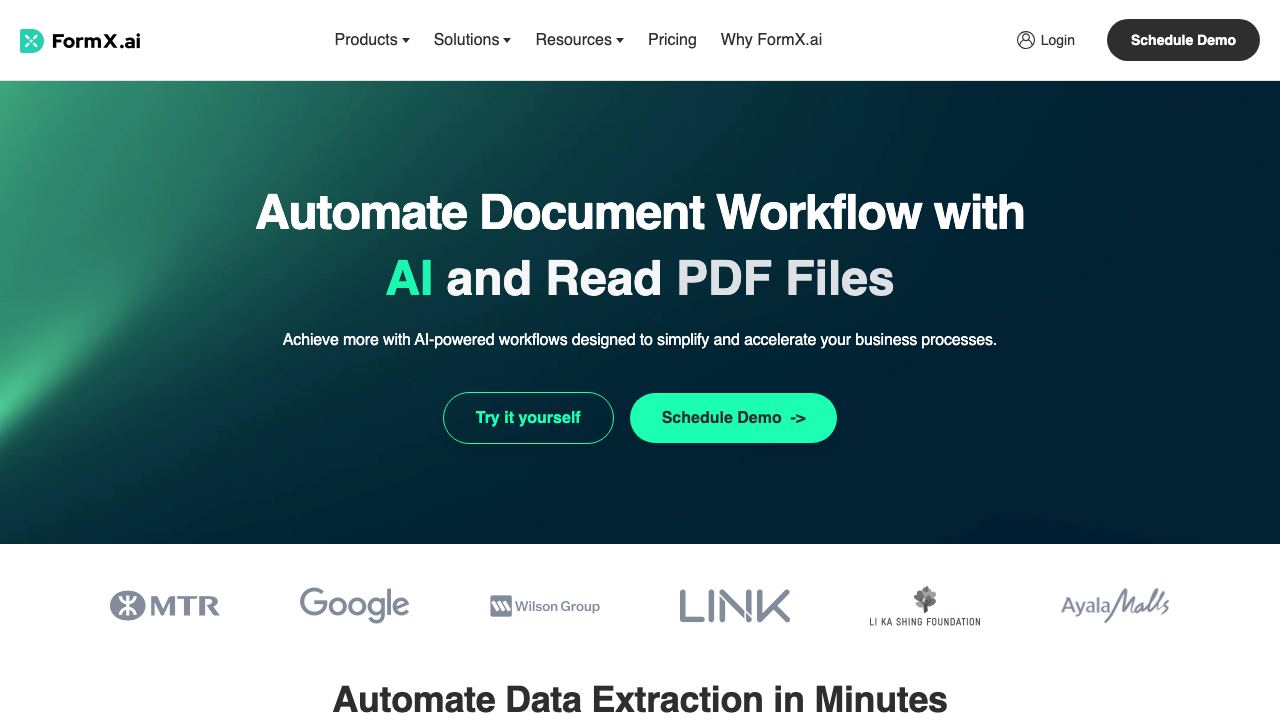 FormX.ai 网站截图