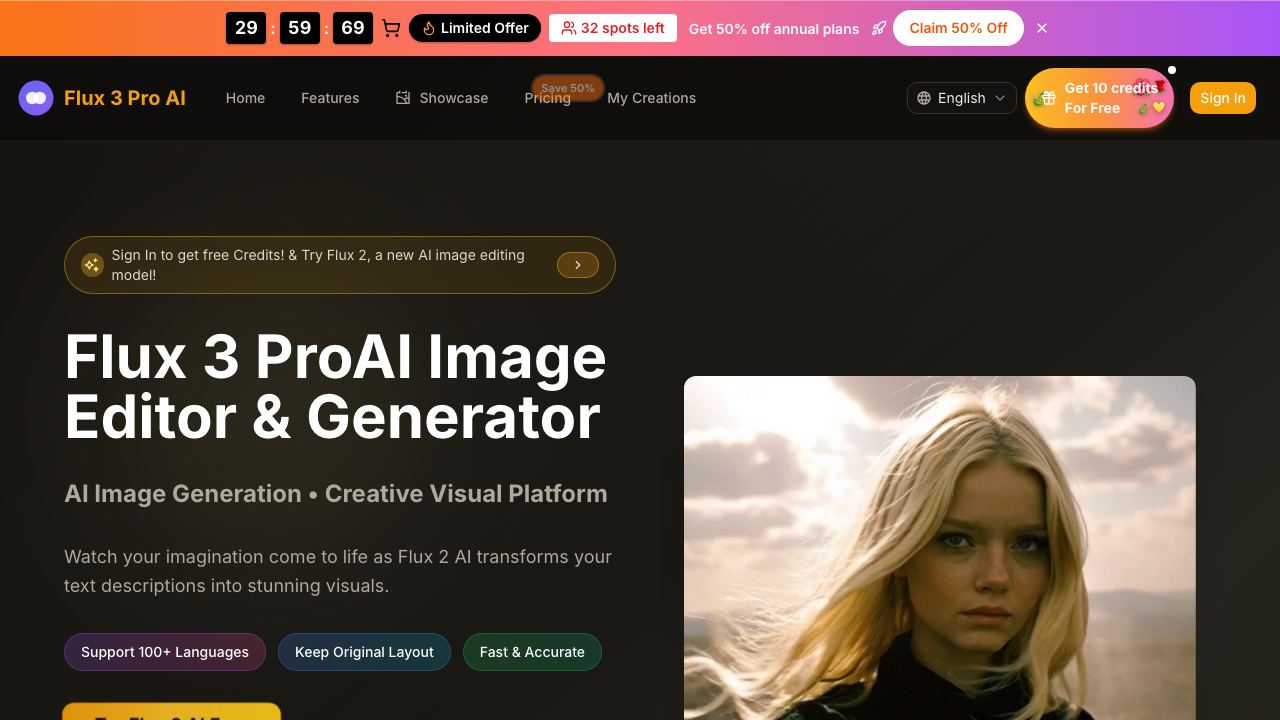 Flux 2- website screenshot