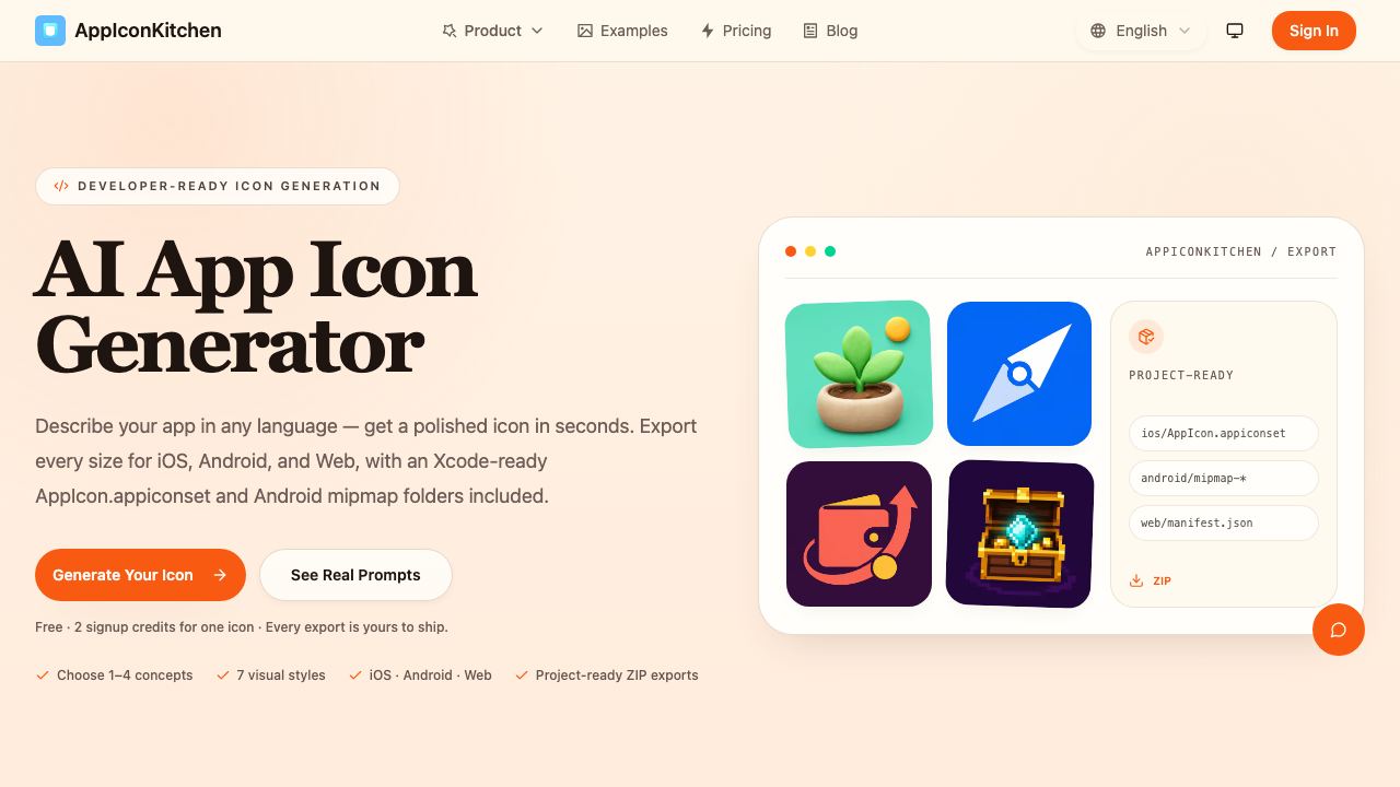 AppIconKitchen 网站截图