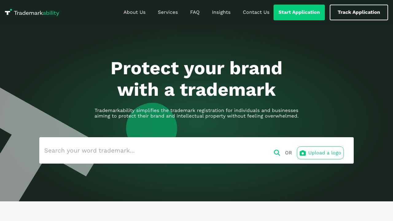 Trademarkability 网站截图
